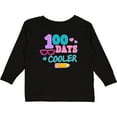 thumbnail image 3 of Inktastic 100 Days Cooler in Pink Girls Long Sleeve Toddler T-Shirt, 3 of 5