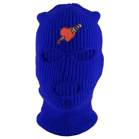 Gravity Threads Heart Stab 3-Hole Ski Mask - Royal