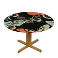 thumbnail image 3 of Fly Round Fitted Tablecloth with Elastic Edge Spring Summer Table Cover Waterproof, 3 of 8