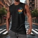 thumbnail image 5 of Camiseta Deportiva Suelta sin Mangas de Cuello Redondo de la Moda Casual de los Hombres para la Primavera Y el Verano, 5 of 5
