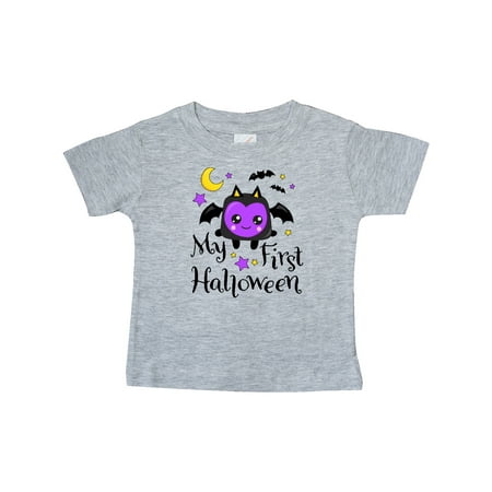 

Inktastic My First Halloween with Cute Bat Gift Baby Boy or Baby Girl T-Shirt