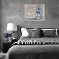 thumbnail image 6 of Farmhouse Daisy Wall Art Rustic Country Blue Flower Pictures Wall Decor Floral Just Breathe Painting Canvas Print Framed Home Artwork for Living Room Bedroom Bathroom Office 12"x16", 6 of 6