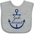 thumbnail image 3 of Inktastic Just Arrived Nautical Anchor Boys or Girls Baby Bib, 3 of 4