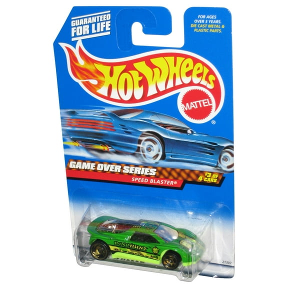 Hot Wheels Game Over Series 3/4 (1998) Green Speed Blaster Toy Car #959