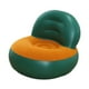thumbnail image 2 of Sofá inflable con respaldo para mujeres, cómodo y elegante, para adultos. verde naranja, 2 of 9