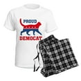 thumbnail image 4 of CafePress - Proud Democat Women's Light Pajamas - Women's Short Sleeve Print T-Shirt and Pants Light Cotton Pajama Set, 4 of 7