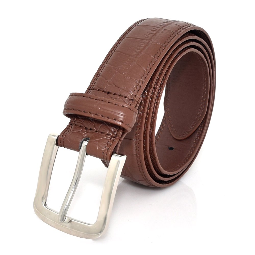 Access Denied Genuine Leather Mens Belt Casual Dress Belts For Men
