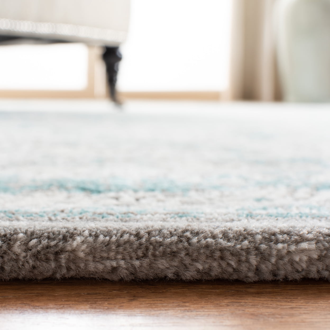 SAFAVIEH Passion Karena Oriental Runner Rug, Turquoise/Ivory, 2'2" x 16'