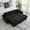 Black Sleeper Sectional, variant on Muumblus 55" Pull Out Sofa Bed - Tufted Velvet Convertible Loveseat Sleeper Sofa Couch for Living Room, Black