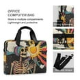 thumbnail image 4 of FORMRS 16" Laptop Bag Carrying Sleeve Case with Handle Travel Shoulder Briefcase, Skeleton with Sun, 4 of 8