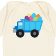 thumbnail image 4 of Inktastic Easter Egg Truck Boys Boys Long Sleeve Baby Bodysuit, 4 of 5