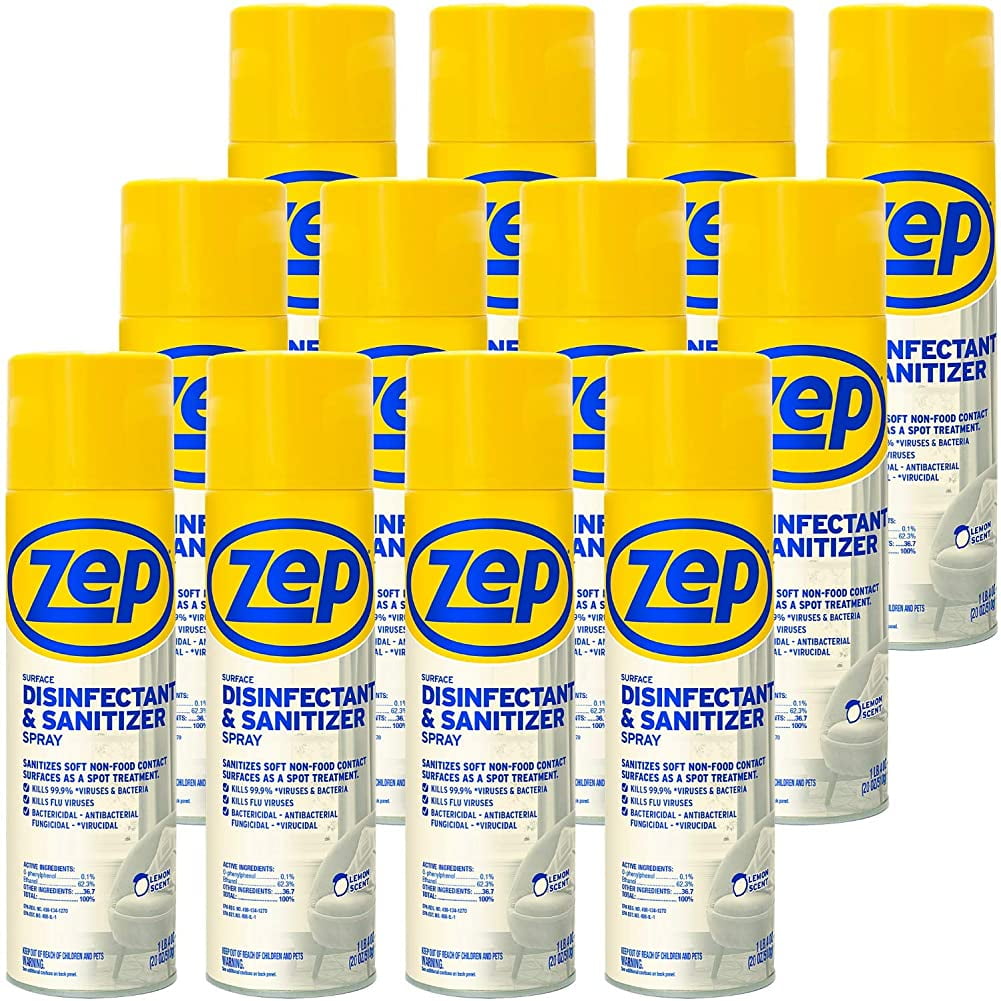 Zep Surface Disinfectant and Sanitizer Spray 17 Ounce (Case of 12