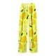 thumbnail image 3 of Pantalones largos para hombre con estampado de cintura elástica y bolsillo con cordón, pantalones largos de poliéster para hombre, 3 of 5