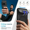 thumbnail image 5 of Case for Google Pixel 9 Pro XL 6.8" with Invisible Fold Holder Stand, MagSafe Magnetic Wireless Charging,Sliding camera casing,Shockproof Dropproof Tough Rugged Protective Case Cover,Black, 5 of 10