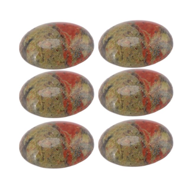 Piedras de cabujones de superficie lisa, 20 piezas de cuentas de cabujones Cabujones ovalados Piedras Fabricación de joyas Piedras de cabujones Tecnología innovadora