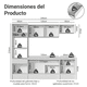 thumbnail image 3 of Cocina Integral 240cm Blanco Diamante Madesa, 3 of 16