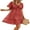 Red, variant on nvzhuang Women's Casual Maternity Dress Short Sleeve Swiss Dots Pregnancy Dress Summer Flowy Dress
