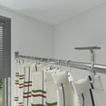 thumbnail image 5 of Naiture Stainless Steel 72'' x 36'' Corner Shower Curtain Rod with Ceiling Support, Brushed Nickel Finish, 5 of 8