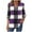 Purple, variant on Flannel Shirt Women Plaid Print Oversized Button Down Long Sleeve Blouses with Pockets Casual Collared Flannel Shirts for Women S-2XL