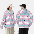 thumbnail image 4 of Kdxio Flamingo1 Print Women Men Sun Protection UPF 50+ Jackets Zip Up Long Sleeve Hoodie Hiking Lightweight with Pockets, 4 of 7