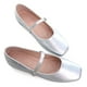 thumbnail image 4 of Zapatillas de ballet Stunner Stunner para mujer de piel plateada 39 (7), 4 of 7