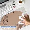 thumbnail image 4 of Long Mouse Pads for Desk,Brown Boho Abstract and Plant Pattern Desk Mats on Top Of Desks, Desk Mouse Pad Extra Large with 3mm Non-Slip Base and Stitched Edge for Gaming,Office,Work,Home 35.4"x15.7", 4 of 6