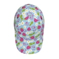 thumbnail image 4 of Daiia Strawberry And Flowers print Baseball Cap Men Women Golf Dad Hat Adjustable Original Classic Low Profile Hat Unconstructed Plain Cap, 4 of 9