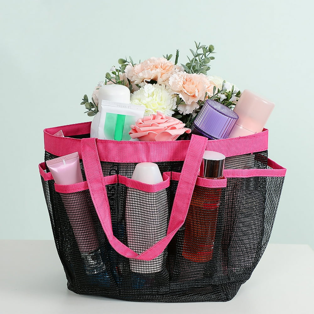 Portable Caddy with 8 Mesh Storage Pockets, Quick Dry Shower Tote Bag