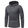 thumbnail image 2 of Sexyshine Otoño Invierno Casual Manga Larga Cuello Embudo Cuadros Jacquard Jersey Con Capucha Top Sudadera Sudaderas, 2 of 4