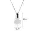 thumbnail image 1 of Mini collar de botella de los deseos de vidrio, colgante de botella de deriva, colgante de botella de pelo de lanugo, colgante de botella de pelo de seda torcida, 1 of 5