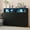 Black, variant on 8 Drawers Wooden Dressers with Charging Station and LED Lights, Large Modern Wood Dresser for Bedroom, Living Room, Hallway, Wide Chest of Drawers Wood TV Stand Dressers for 55 Inch TV (Grey_1)