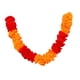 thumbnail image 3 of Guirnalda de caléndula, flores artificiales de caléndula, decoración de Halloween, multiusos Rojo naranja, 3 of 9
