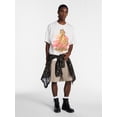 thumbnail image 2 of No Boundaries Baggy Fit Twill Cargo Shorts, 10" Inseam, Men's Sizes XS-5XB, 2 of 5