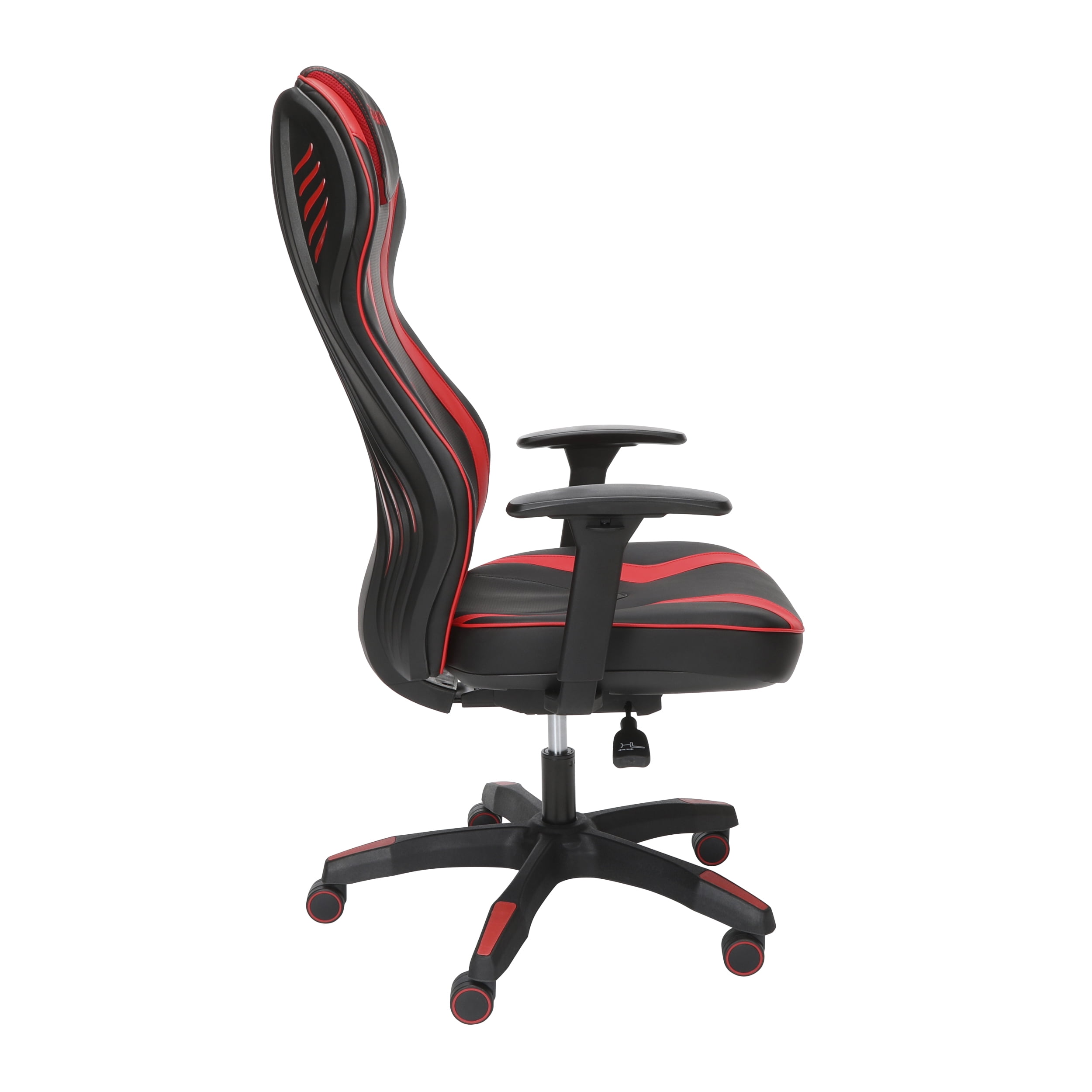 RESPAWN Sidewinder Gaming Chair PU Leather in Rage Red RSP 125 RED Walmart