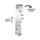 thumbnail image 2 of Lampara Colgante Gamalux decoración Williams 8 luces, 2 of 3