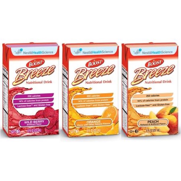 Boost Breeze Nutritional Drink 250 Cal ''Variety Case, 27 Count'' 2