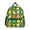 Green Egg Pattern, variant on Animal Pride Design Backpack for Girls/Boys with Name Tag—Front-closure buttons for ages 3–8year