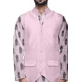 thumbnail image 4 of Atasi Printed Kurta Pajama Jacket Set Mandarin Collar Traditional Ethnic Shirt, 4 of 5