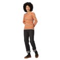 thumbnail image 3 of Regatta - Camiseta Federica de Rayas de Manga Larga para Mujer (Cobre Quemado, Vainilla Claro), 3 of 4