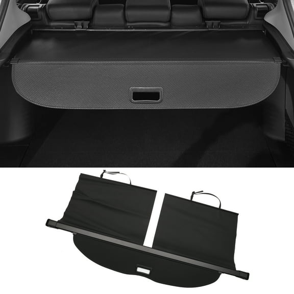 Unique Bargains Retractable Cargo Cover for Honda Pilot 2023 2024 Rear Luggage Security Shield Shade Gloss Black