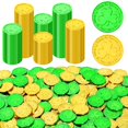 thumbnail image 1 of Monedas de trébol para el Día de San Patricio de Decorations FULLIVE, 120 unidades, 1 of 7