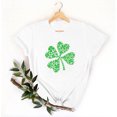thumbnail image 4 of Timegard Haut de la Saint-Patrick pour Femmes Manches Courtes Graphique Cœur Confortable T-Shirt Décontracté, 4 of 6