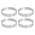 thumbnail image 1 of 4 Pcs Circular Porous Tart Ring Bottom Tower Pie Cake Mould Baking Tools Heat-Resistant Perforated C, 1 of 5