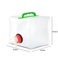 thumbnail image 6 of Tnobhg 5/10/15/20L Heavy Duty Pool Weight Plastic Sand Bags Universal Ground Pool Steps Weights Leak-Proof Fillable Ladder Weight Bag Container for Swimming Entry Systems, 6 of 8
