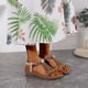 thumbnail image 2 of Amzcrzy Zapatos de mujer,Zapatos de mujer,Zapatillas de mujer, Sandalias de verano para mujer con cuentas de diamantes de imitación, sandalias bohemias para mujer, sandalias de playa de ocio, chancla, 2 of 6