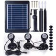 thumbnail image 2 of PChero Submersible Solar Pond Light, RGB LED Landscape Spotlights IP68 Underwater Night Lights for Fountain Pool Waterfall Fish Tank Aquarium Garden Outdoor, 3 Led Lamps, 2 of 9