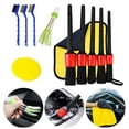 thumbnail image 2 of Versatile 11 Pcs Boar Hair Auto Detailing Kit Car Interior Cleaning Tool, 2 of 3
