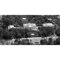 thumbnail image 3 of Highsmith, Carol 14x9 Black Modern Framed Museum Art Print Titled - Aerial view of the White House, Washington, D.C. - Black and White Variant, 3 of 5