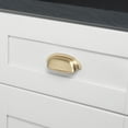 thumbnail image 3 of GlideRite 2.5 in. Center Classic Bin Cabinet Pull, Champagne Gold, Pack of 10, 3 of 3