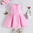 thumbnail image 6 of Toddler Fall Dress Short Sleeves Pink Dress Girls Fall Dresses Dresses for Girls Christmas Dresses for Girls 12-18Months, 6 of 7